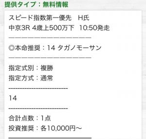 2017年1月29日(日)　Site複勝担当
